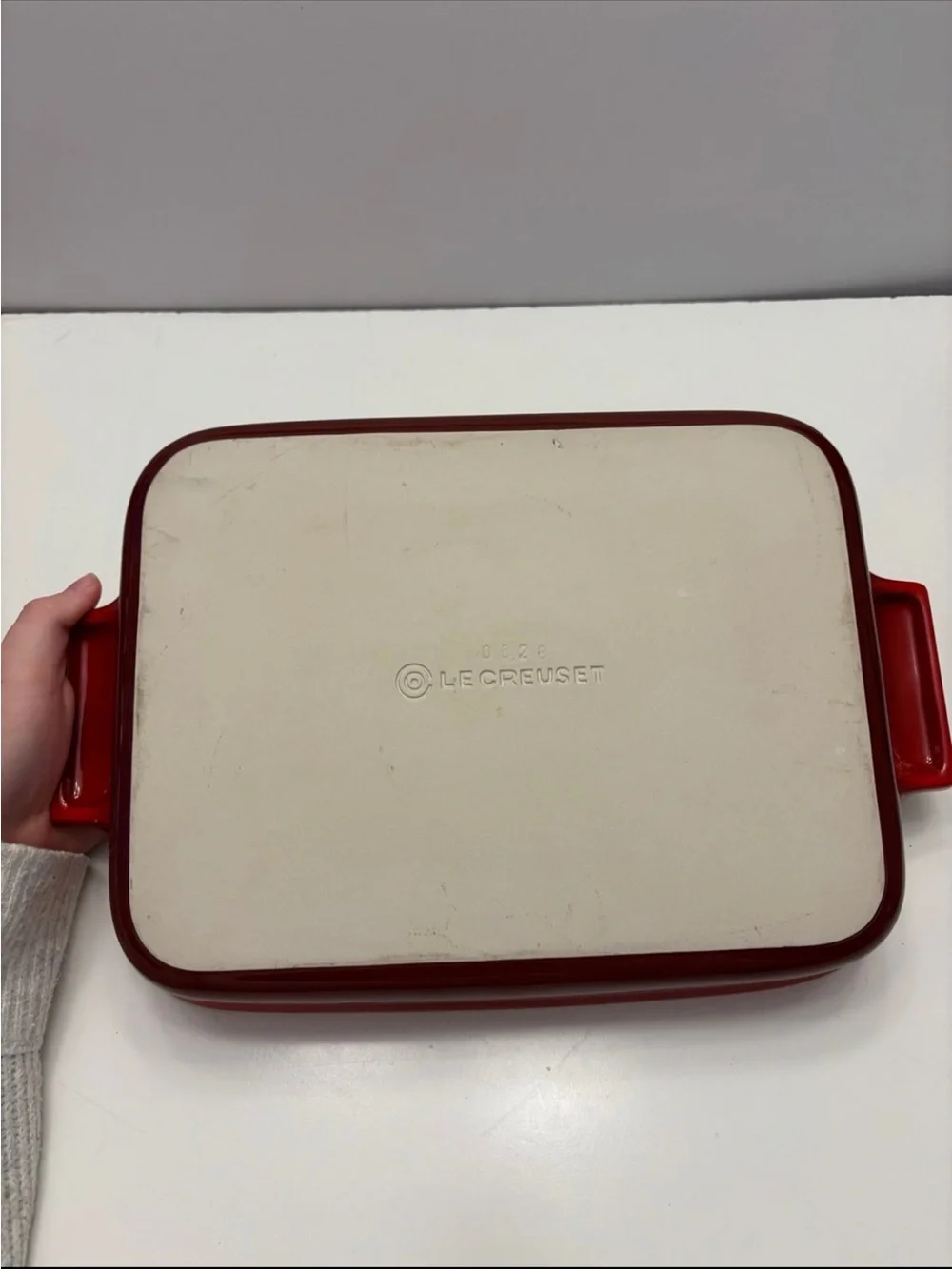 Le Creuset Stoneware Heritage cherry red Rectangle Casserole Baking Dish